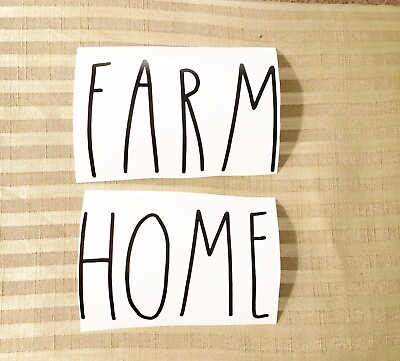 #ad #ad Modern Home Decor Farm Home Rae Dunn Inspired Word Decal Gift Black Friday Sale $7.99