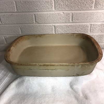 #ad PAMPERED CHEF FAMILY HERITAGE STONEWARE LASAGNE CASSEROLE BAKER PAN DISH 13 x 9 $26.00