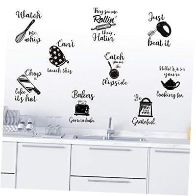 #ad Kitchen Quotes Wall Stickers Kitchen Lettering Wall Decal Kitchenware with $19.15