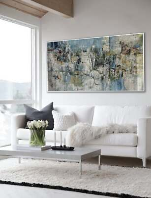 #ad Panoramic Modern Artwork Large Abstract Office Living Room Decor Contemporary $99.00