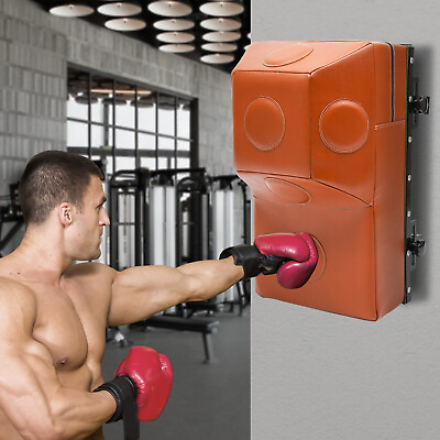 #ad Wall Mount Uppercut Heavy Bag Square Boxing Training Punching Target Adjustable $137.00