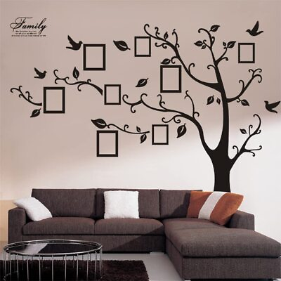 Wall Tree Family Picture Stickers Frame 3d Decal Collage Diy Art Decals Large $19.99