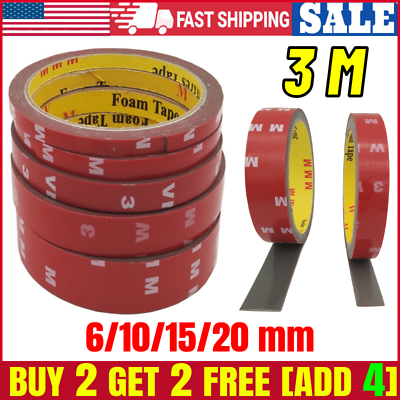#ad 3M VHB 5925 Double Sided Tape Heavy Duty Mounting Tape for Car Home and Office $8.39