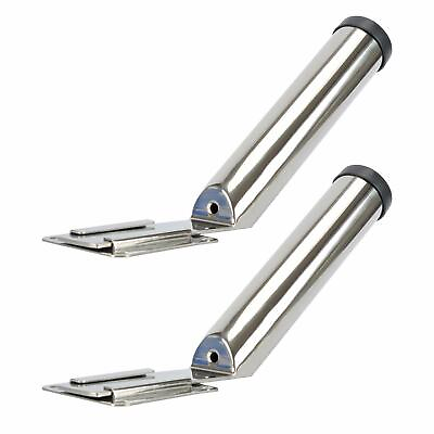 #ad #ad 2PCS 316 Stainless Fishing Rod Holder Slide Mount Adjustable Removable for Boat $39.99