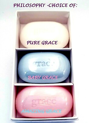 #ad Philosophy STATE OF GRACE SOAP CHOICE OF: PURE GRACE AMAZING BABY GRACE NEW $31.44