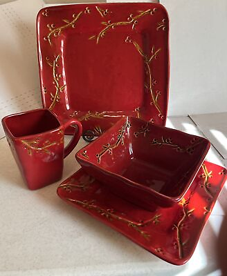 #ad Target Home China WINTERBERRY Complete Set 16 Available $19.99