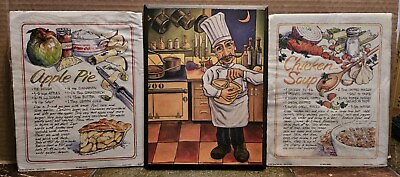 #ad Cooking Decor 3 Pieces $7.00