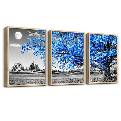 #ad Wall Art For Living Room Wall Decoration For Bedroom black and white Wall Pic... $119.52