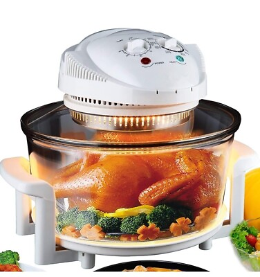 #ad #ad New Open Box National TV Products Infra Chef Family Size Halogen Oven Free Acc. $40.99