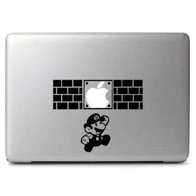 #ad Mario Jump Vinyl Sticker Decal for Macbook Air Pro Laptop Car Window Art Wall $12.77