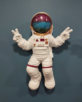 #ad Large Astronaut Wall Statue Sculpture Home Decor 3D Wall Figure Art Objects $140.25