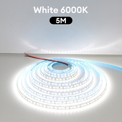 #ad High Density COB LED Strip Lights Flexible Tape Bedroom Under Cabinet Lighting $8.85
