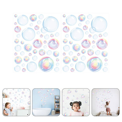 #ad 2 Sheets Wall Decorative Stickers Girls Wallpaper Accessories $10.86