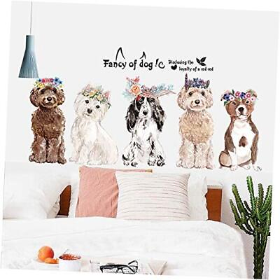 #ad Fancy of Dog Large Size Wall Stickers Wall Decor for Bedroom Living Room $21.90