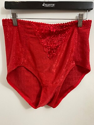 #ad Dream Girl Modern Support Panty Women Size 2XL SPANDEX SEXY RED $22.00