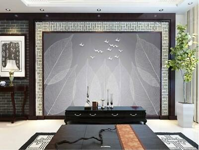#ad 3D Art Leaf Texture 24958NA Wallpaper Wall Murals Removable Wallpaper Fay AU $376.99
