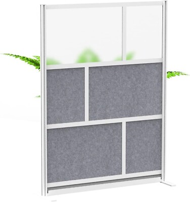 #ad Expanse Modular Wall Room Divider System Silver Frame 53quot; x 70quot; Starter Wall $735.54