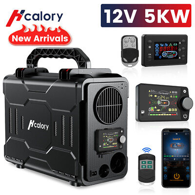 #ad #ad Hcalory 5KW 12V bluetooth Air Diesel Heater ToolBox DIY For RV Truck RV Camping $179.99