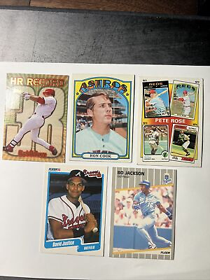 #ad baseball 10 card lot vintage modern A5L7 $15.50