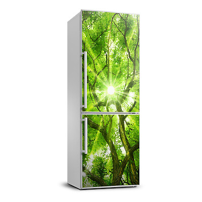 3D Art Refrigerator Wall Kitchen Removable Sticker Magnet Flowers Crown of trees $60.95