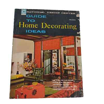 #ad Mid Century Modern 1965 Guide To Home Decoration Ideas 98pg Design Magazine $45.00