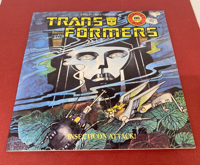 #ad Vintage Budget 1980s ☆TRANSFORMERS : Insecticon Attack ☆ Childrens Picture Book AU $14.00