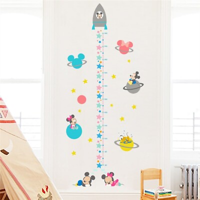 #ad 3D Cartoon Mickey Minnie Wall Stickers For Kids Room Bedroom Wall Decoration $9.27