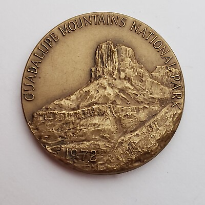#ad #ad 1972 National Parks Centennial Medal Guadalupe Mountains Medallic Art Co MACO $18.00