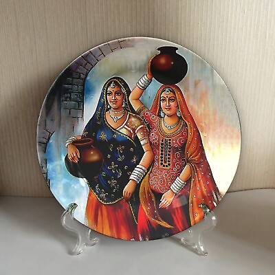 #ad Traditional Art Ceramic Decorative Wall Plate Hanging Decor 8 inches $86.40