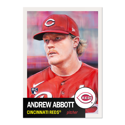 #ad 2024 Topps Living Set 707 Andrew Abbott Rookie Card Free Shipping Always $6.33