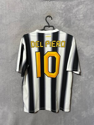 #ad Del Piero Juventus Jersey Home Football Shirt Remake Retro Official Product SZ L $24.99