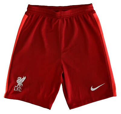 #ad LIVERPOOL ENGLAND 2021 2022 HOME FOOTBALL SHORTS JERSEY NIKE SIZE YM BOYS $9.99