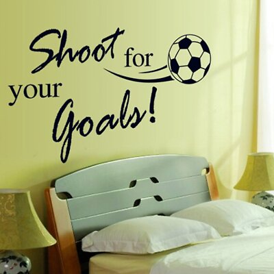 #ad Kids Sports Learning Removable Wall Stickers Decals DIY Boys Room Decor Mural... $21.08