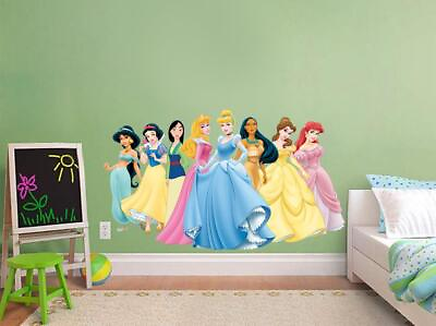 #ad DISNEY PRINCESS Decal Removable WALL STICKER Decor Mural Art Cinderella Ariel $22.49