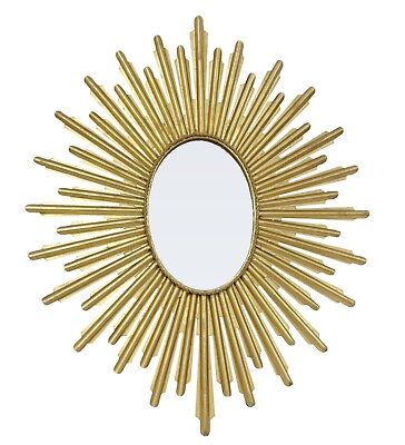 Antique Gold Oval Starburst Mirror 25#x27;#x27; x 32#x27;#x27;H $415.00