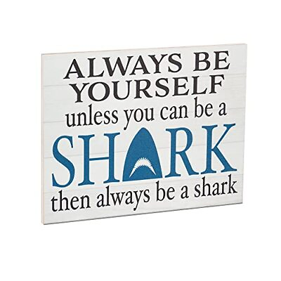 #ad JennyGems Shark Decor Shark Signs Bathroom Wall Decor Funny Bathroom Signs $14.99