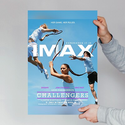 #ad CHALLENGERS movie poster IMAX Version Zendaya 2024 Film Poster Wall Art Decor $17.99