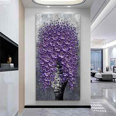 #ad Abstract Flower Canvas Painting Wall Art Picture Modern Posters Home Decor Mural $14.24