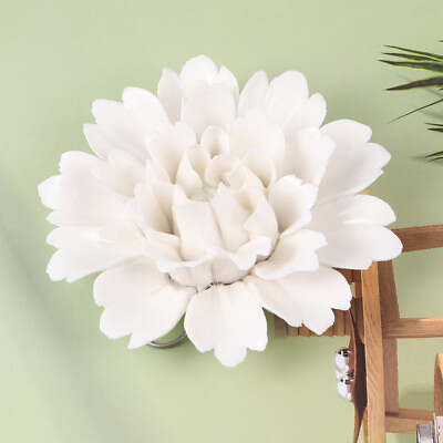 #ad Artificial White Peony Flower Wall Decor for Wedding Home 3D Wall Art $13.76