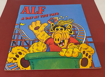 #ad Vintage Budget 1988 ☆ ALF : A Day at the Fair ☆ Childrens Picture Book AU $12.50
