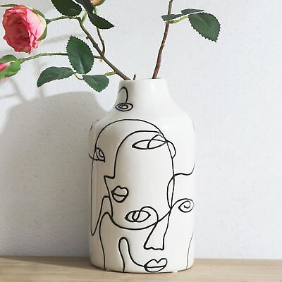 #ad Ceramic Vase for Home Decor Abstract Irregular Design Flower Vase Living Room... $35.73