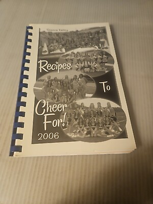 #ad #ad Vintage 2006 quot;Recipes To Cheer For quot; By Seneca Valley PA Cheerleading Boosters $9.99