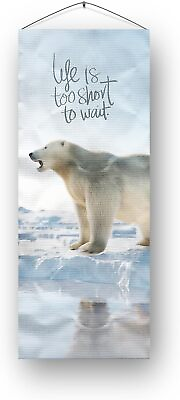 #ad Polar Bear Hanging Canvas Wall Art Decor for Bedroom Livingroom amp; Office $21.99