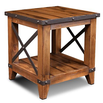 #ad Sunset Trading Rustic City End Table Shelf $642.33
