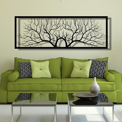#ad Metal Wall Decor Metal Tree Wall Art Tree of Life Decor Metal Branch Decoration $299.90
