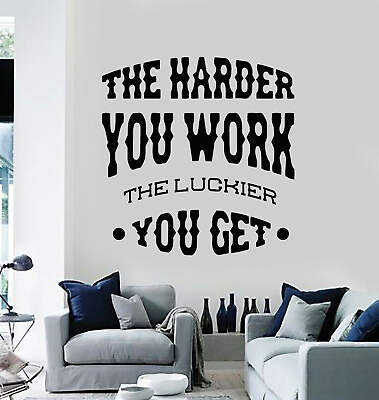 #ad Vinyl Wall Decal Office Business Work Quote Home Decor Stickers g2711 $48.99
