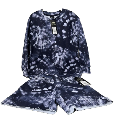 #ad Target Art Class Girls Bundle Navy Tie Dye Short Sweatshirt Size XS $17.99