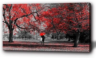 #ad Wall Art for Bedroom Black and White Red Wall Decor Scenery Tree Prints Art F... $156.49