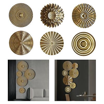 #ad Wall Mount Art Wall Hanging Sculpture Circle for Wedding Office Home Decor $6.94