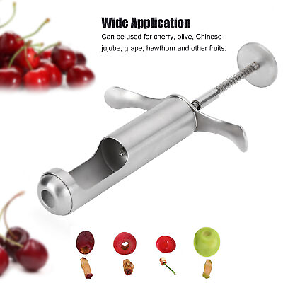 #ad 5 Stainless Steel Fruit Core Remover Tool For Red Dates Grape Kitchen Gadgets $17.09